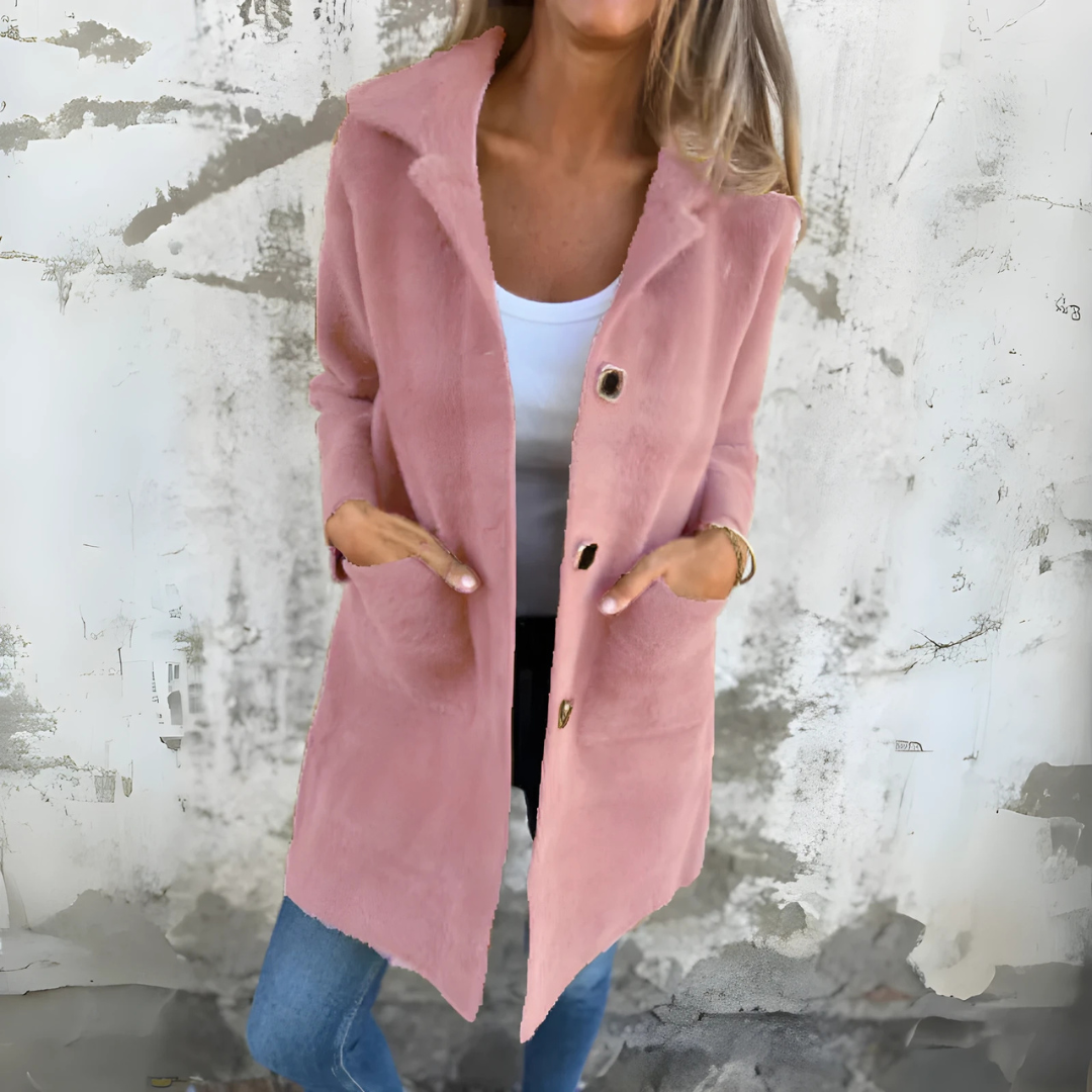 Anna | Klasszikus Egysoros Kabát Klapkákkal