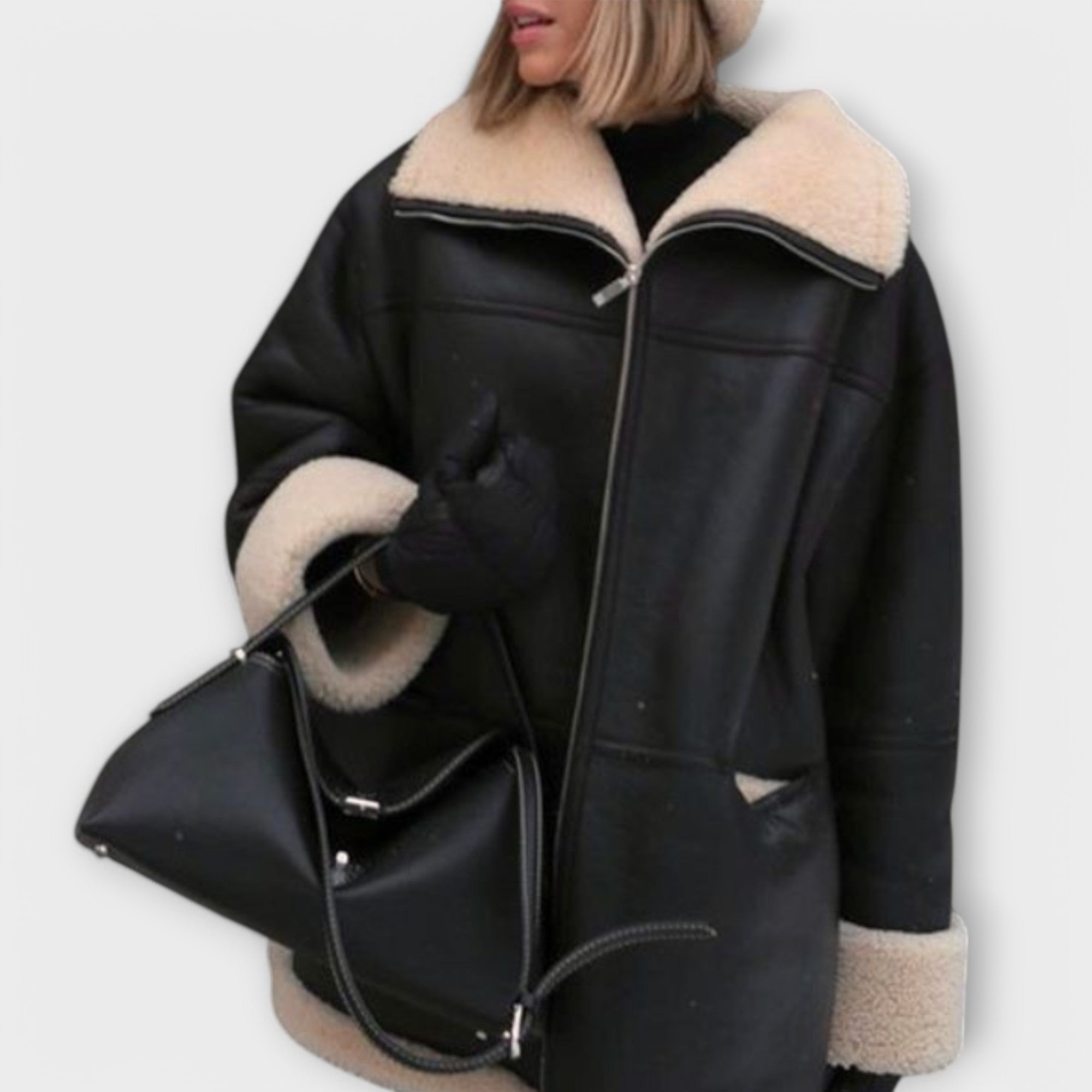 Jázmina - Bőrkabát