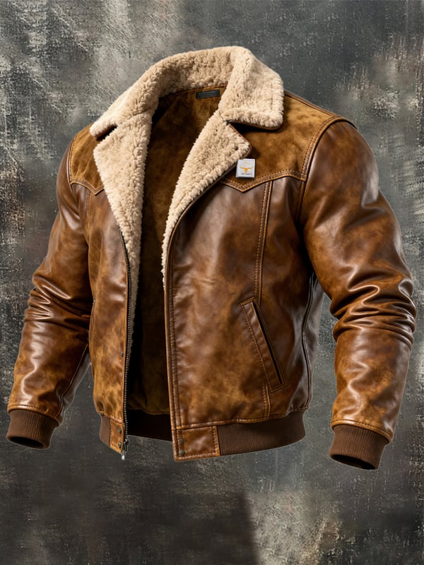 Alessandro - Alkalmi Bőrdzseki Hosszú Ujjú