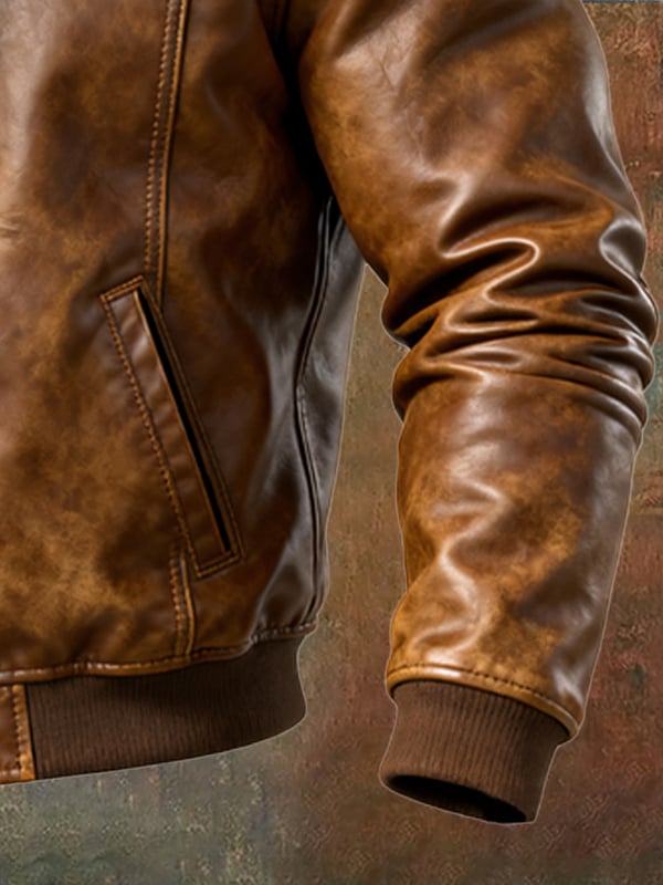 Alessandro - Alkalmi Bőrdzseki Hosszú Ujjú