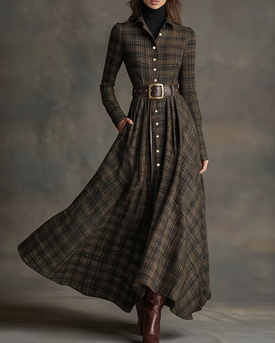 Mónica | Vintage ihletésű Maxi Ruha